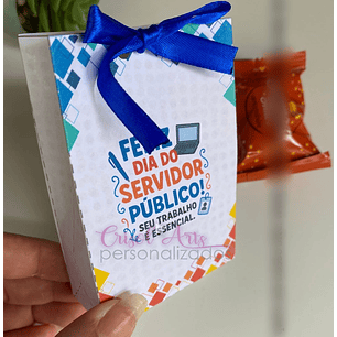 Arquivo Dia do Servidor Público Mini Sacolinha - Crisolarts 