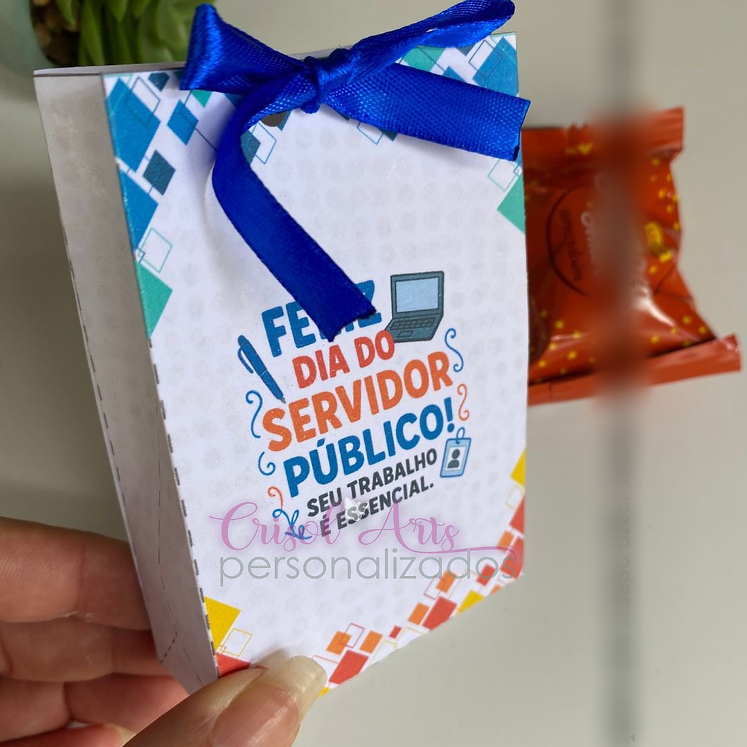Arquivo Dia do Servidor Público Mini Sacolinha - Crisolarts  1
