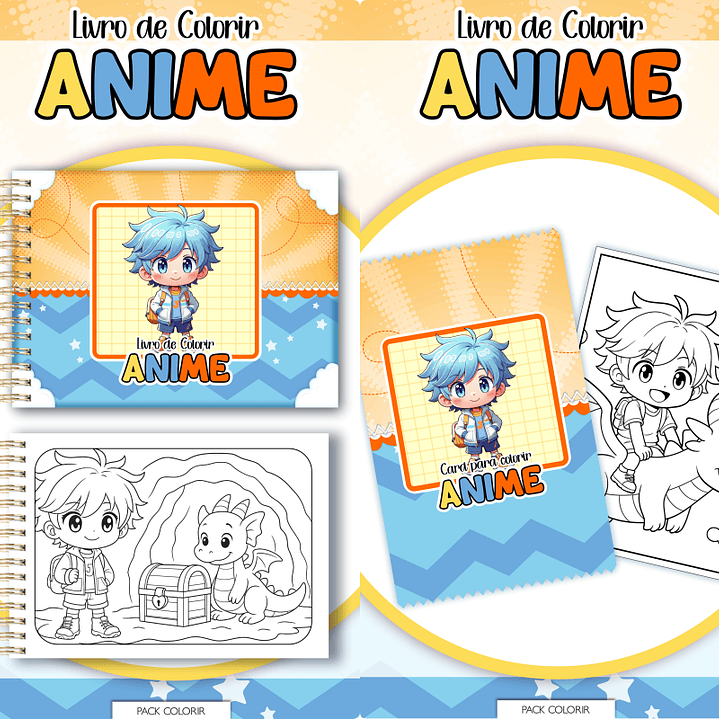 Arquivo Livro de Colorir Anime - Lina  1