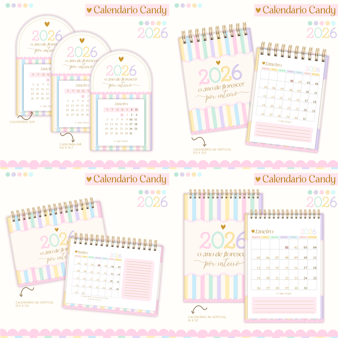 Arquivo Pack Calendários Candy - Lina  1
