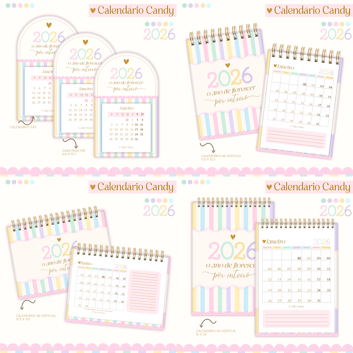 Arquivo Pack Calendários Candy - Lina  1