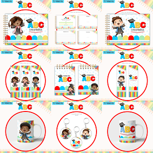 Arquivo Kit ABC Formatura - Lina 