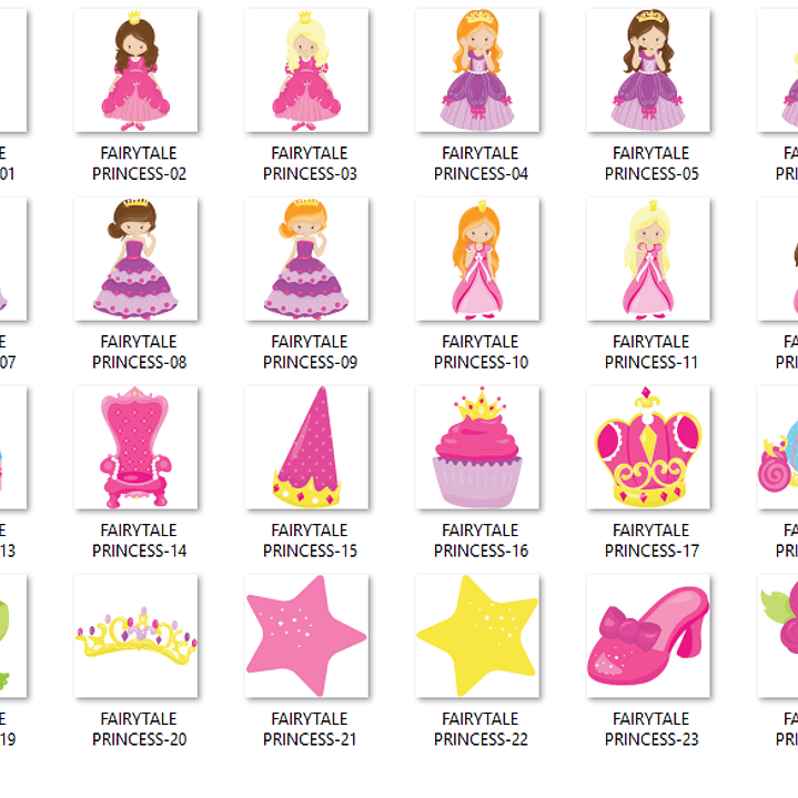 Kit Digital Princesas 2