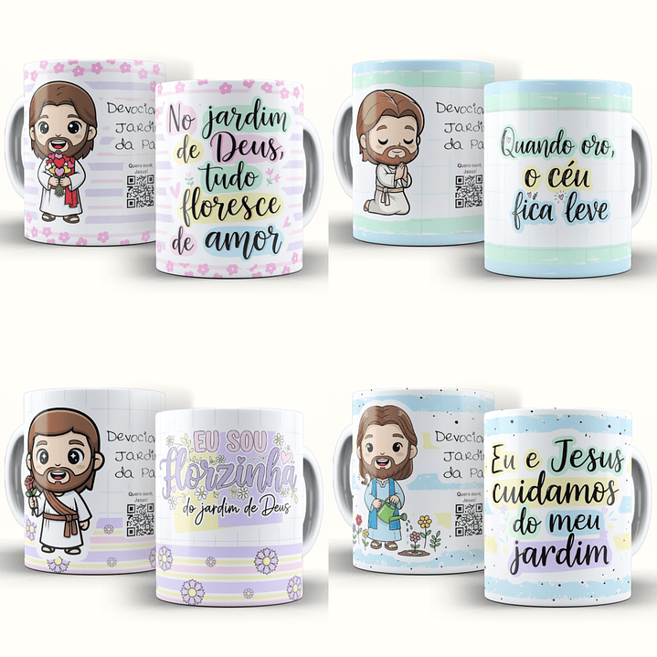 Arquivo Caneca Amanhecer com Deus Kids - Sublima Digital  3