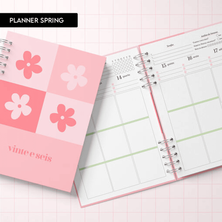 Arquivo Planner A5 Spring - Trilha de Papel  1