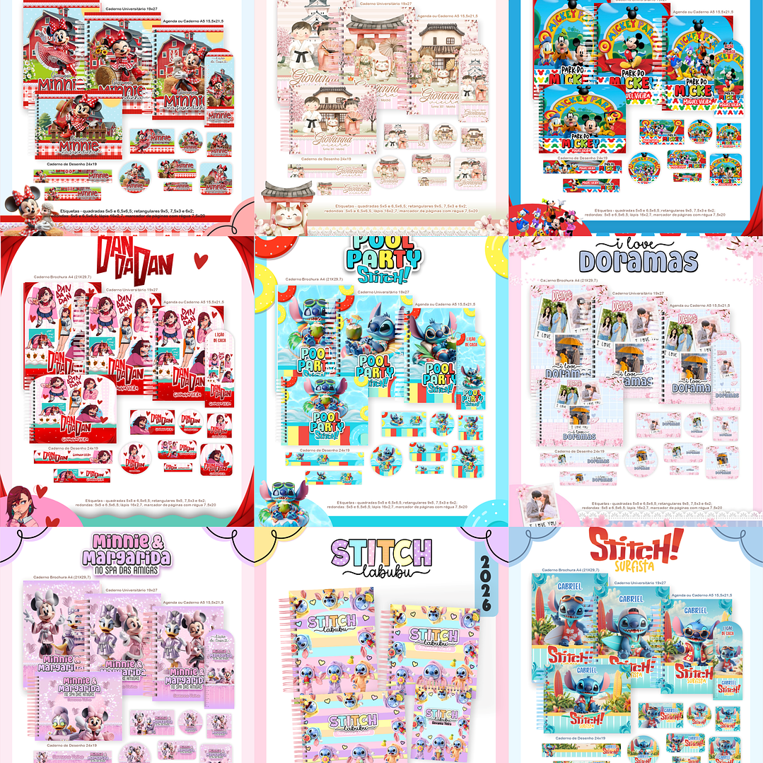 Arquivo Pack Escolar 1.0 2026 - PAMELLA 80 Temas 1