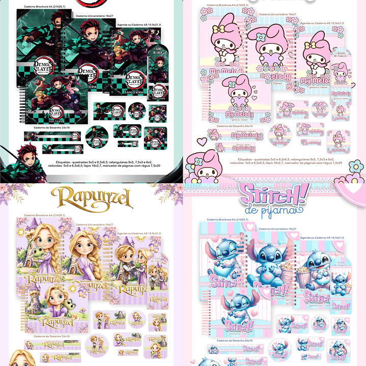 Arquivo Pack Escolar 1.0 2026 - PAMELLA 80 Temas 6