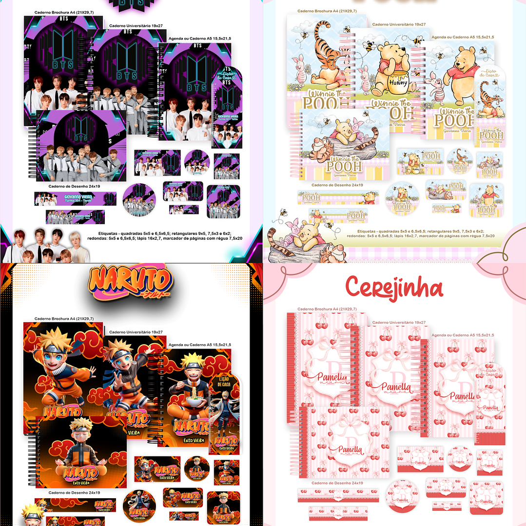 Arquivo Pack Escolar 1.0 2026 - PAMELLA 80 Temas 8