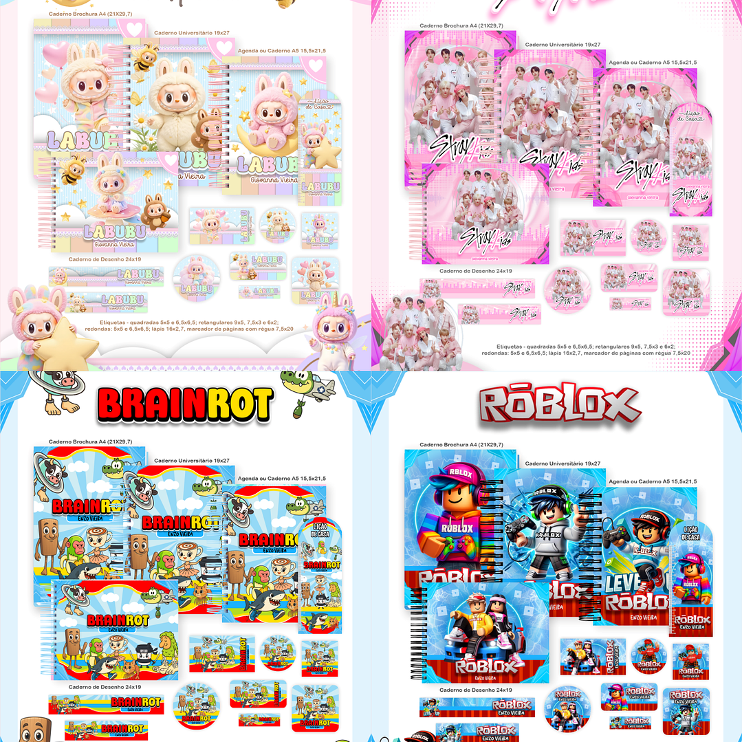 Arquivo Pack Escolar 1.0 2026 - PAMELLA 80 Temas 10