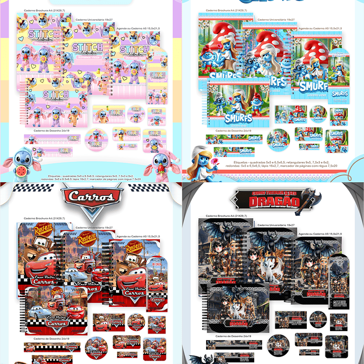 Arquivo Pack Escolar 1.0 2026 - PAMELLA 80 Temas 16