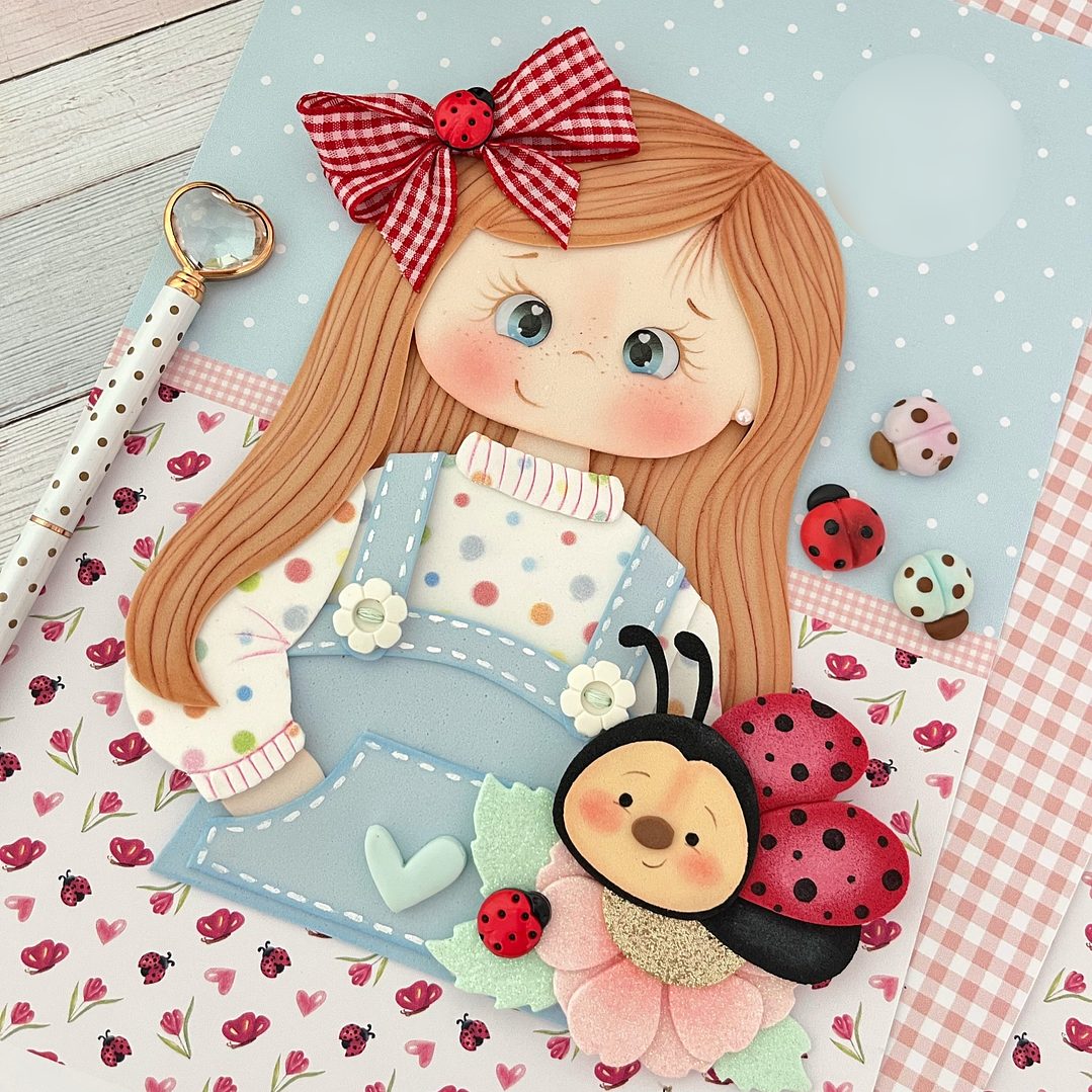 Arquivo Apostila de Moldes Meninas no Jardim - Ateliê Gisele Souza  8