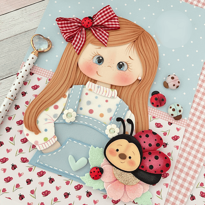 Arquivo Apostila de Moldes Meninas no Jardim - Ateliê Gisele Souza  8