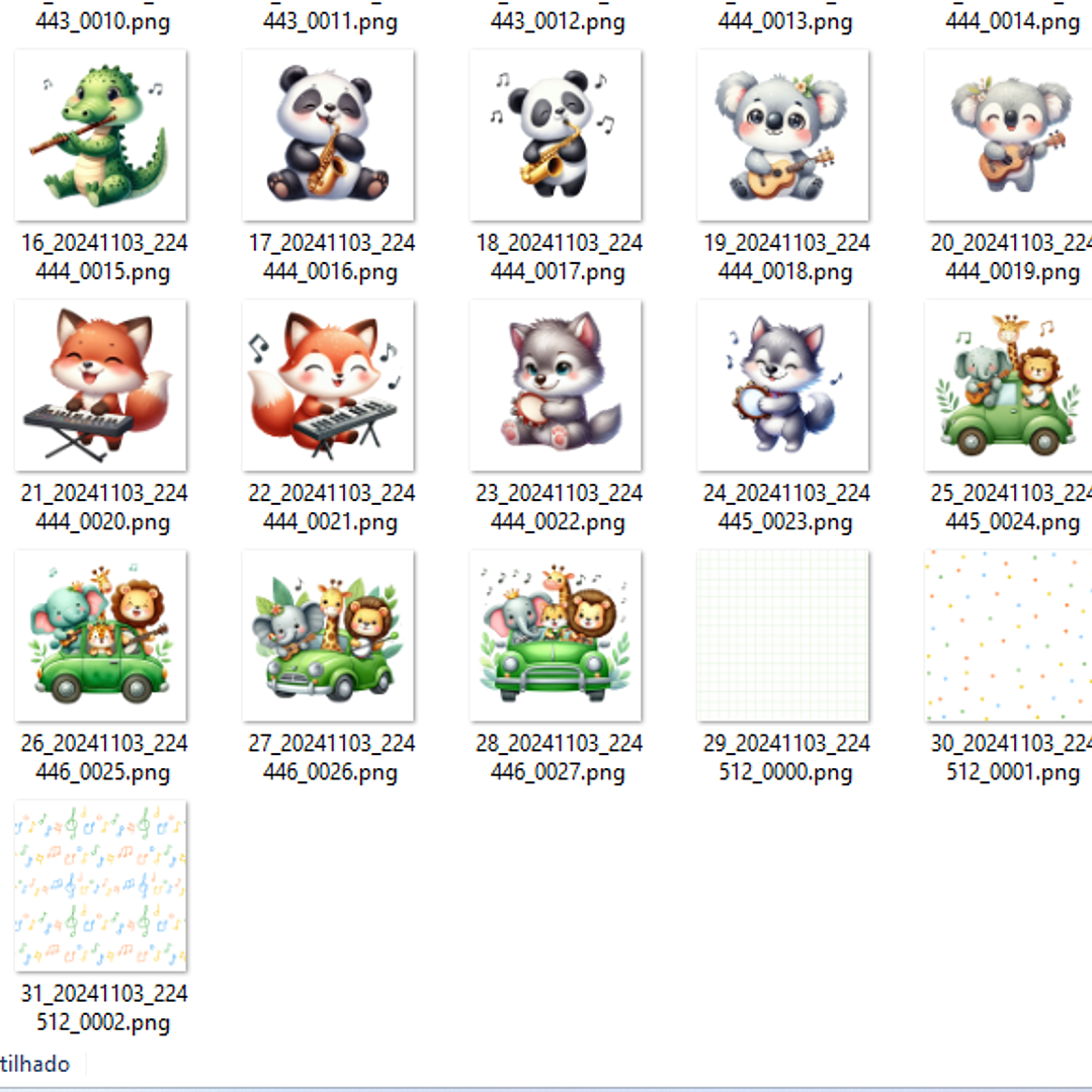 Kit Digital Safari Musical - MK Criativos  2