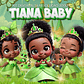Kit Digital Tiana Baby - MK Criativos  - Thumbnail 1