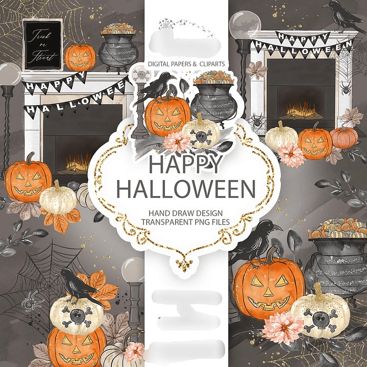 Kit Digital Happy Halloween  1