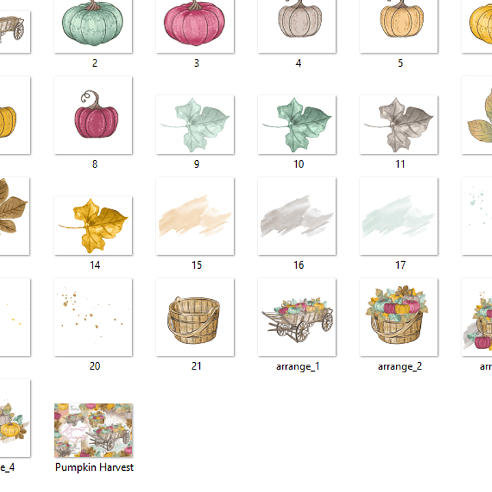 Kit Digital Abóboras  2