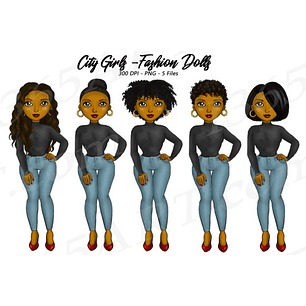 Kit Digital Moda Urbana para Cabelos Naturais