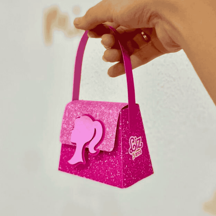 Arquivo Molde Bolsa Barbie - Mimalize 1