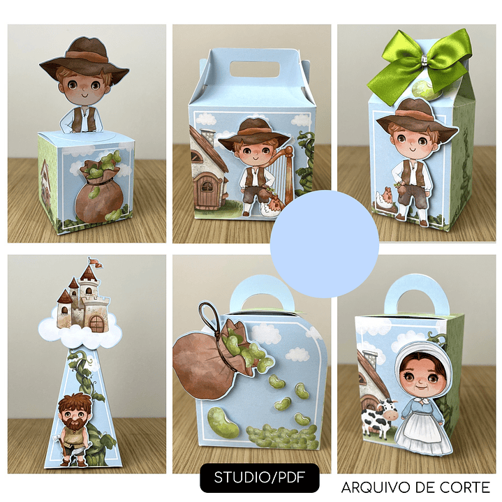 Arquivo de Corte João e o Pé de Feijão 2 - Mimos Digitais  1