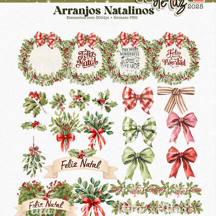 Kit Digital Natal de Luz Combo 02 - Tita  3