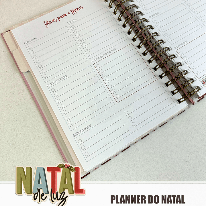 Arquivo Natal Combo Encadernação - Tita  15