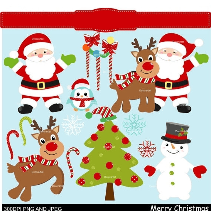 Kit Digital Papai Noel  1