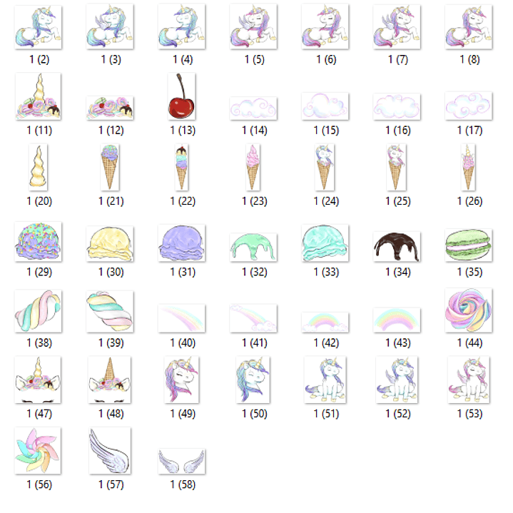 Kit Digital Unicórnio  2