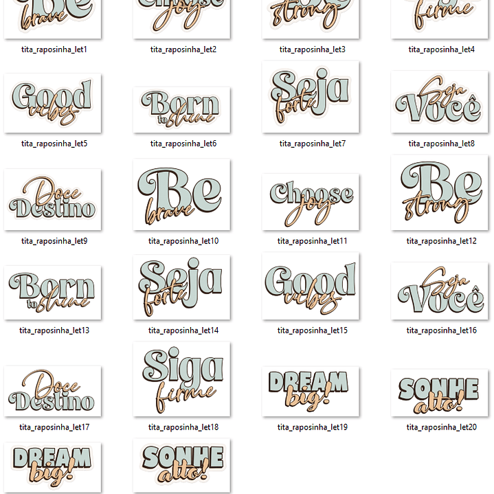 Kit Digital Raposinha Combo Ilustração - TITA 7