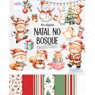 Kit Digital Natal no Bosque - Balloon 