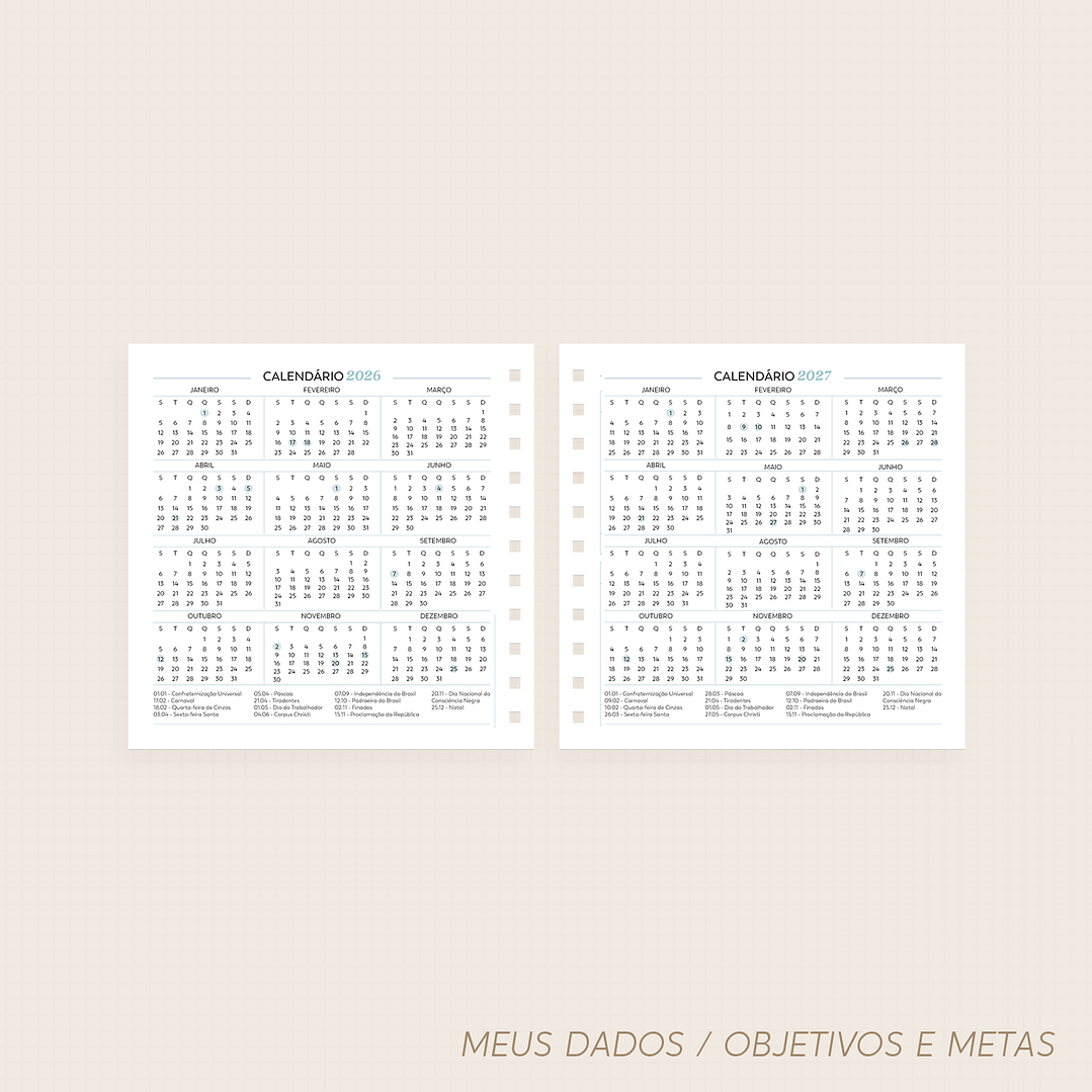 Arquivo Combo Agenda Católica 2026 Datada A5 e Mini - Nilmara  8