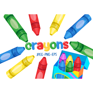 Kit Digital Giz de Cera Colorido