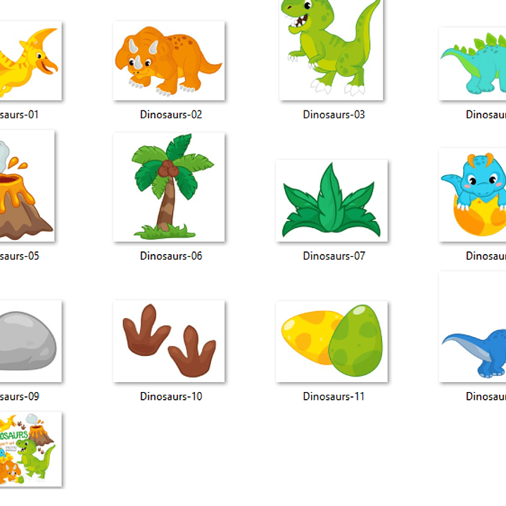 kit Digital Dinossauros  2