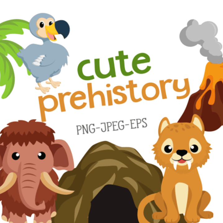 Kit Digital Animais da Pré-Hístoria  1