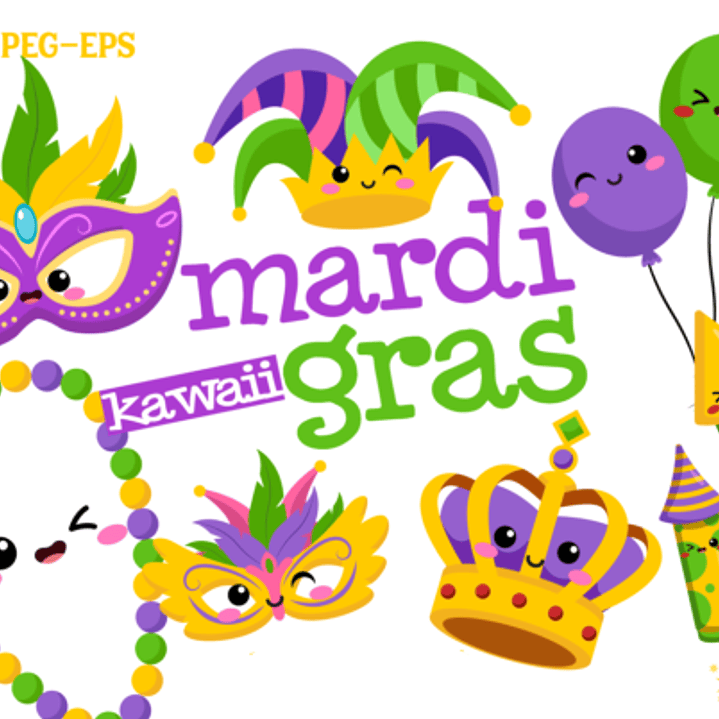 Kit Digital Kawaii Carnaval 1