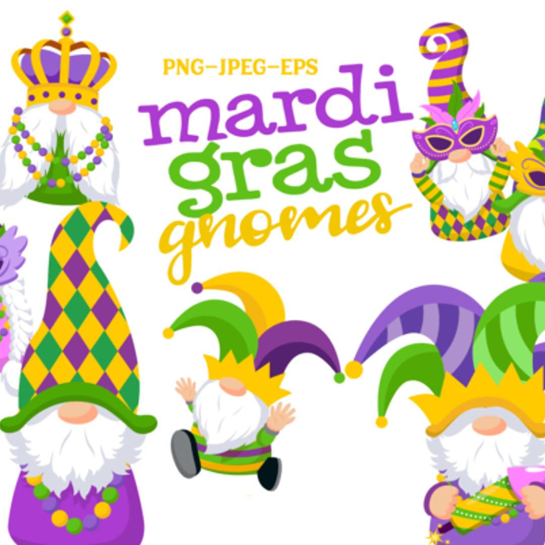 Kit Digital Gnomos Carnaval  1