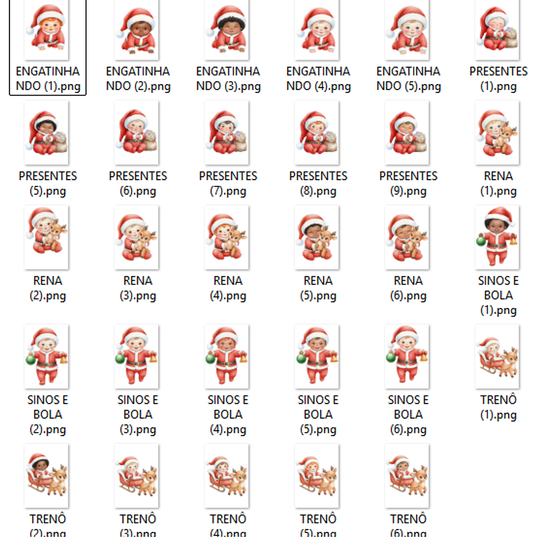 Kit Digital Bebê Noel - Criar Bv  2