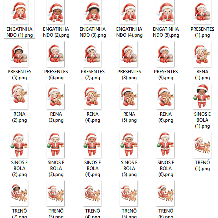 Kit Digital Bebê Noel - Criar Bv  2