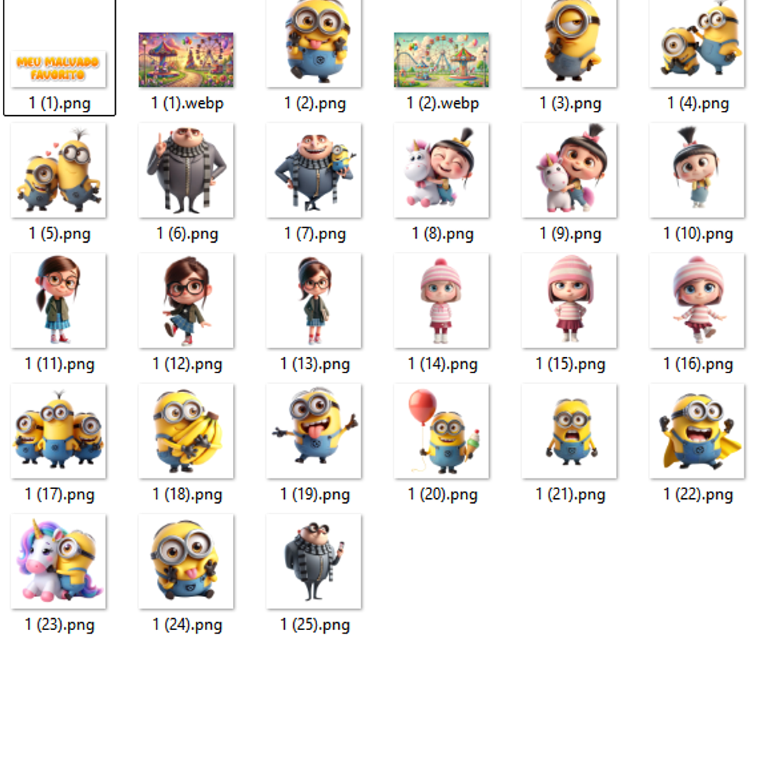 Kit Digital Meu Malvado Favorito - MK  2