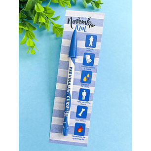 Arquivo Novembro Azul Card Caneta - Personalizando Thata 