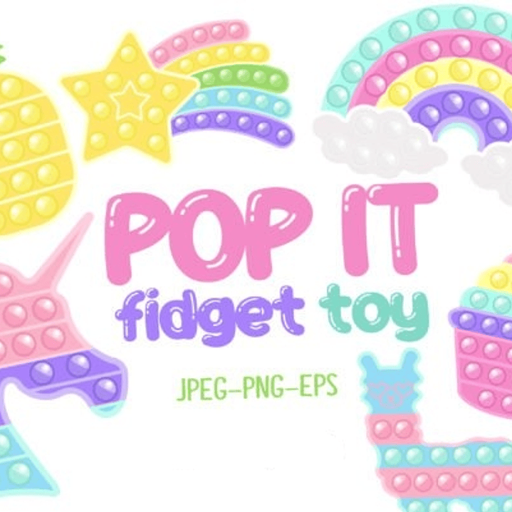Kit Digital Pop It Fidget Toy  1