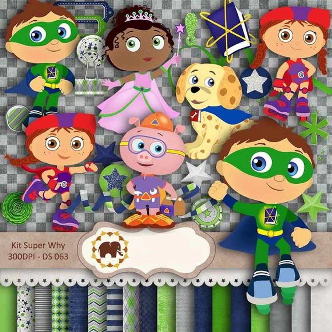 Kit Digital Super Ahy Personagem  1