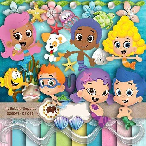 Kit Digital Bubble Guppies 