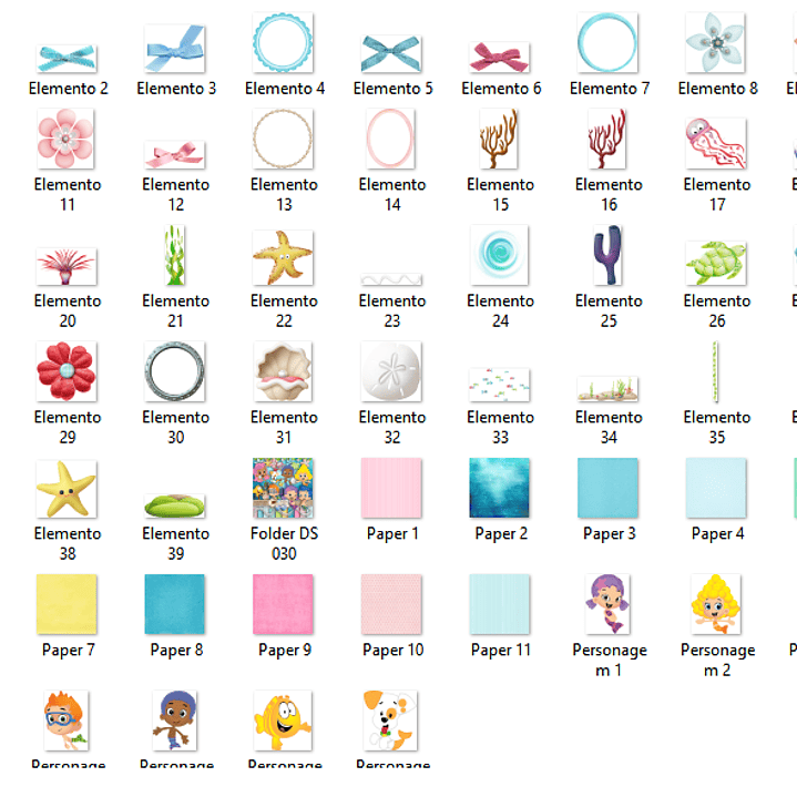 Kit Digital Bubble Guppies  2