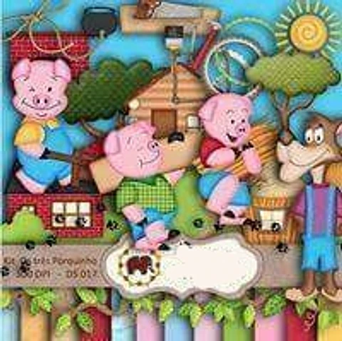 Kit Digital Os Três Porquinhos 