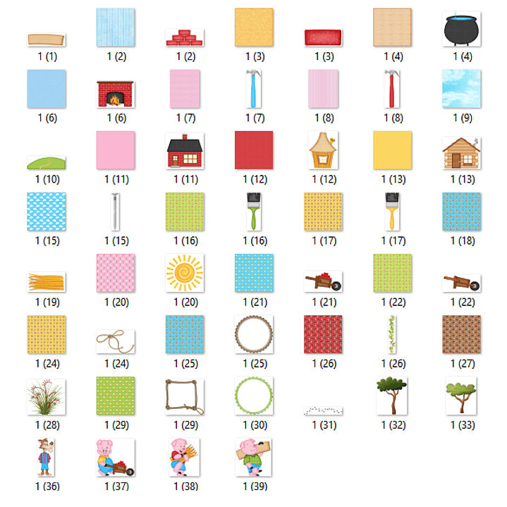 Kit Digital Os Três Porquinhos  2