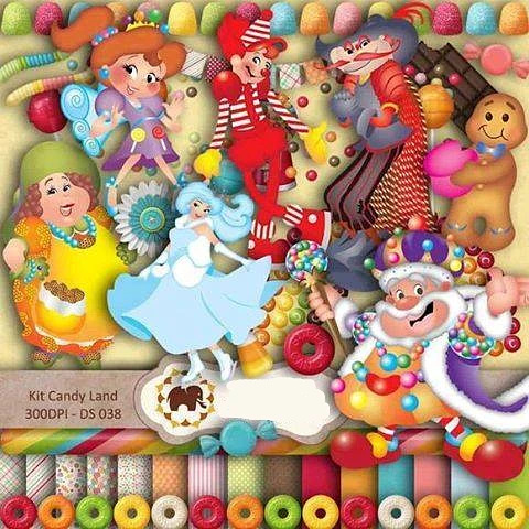 Kit Digital Candy Land 