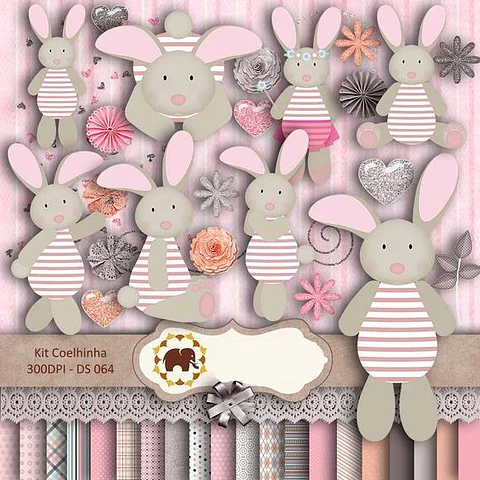 Kit Digital Coelhinha 