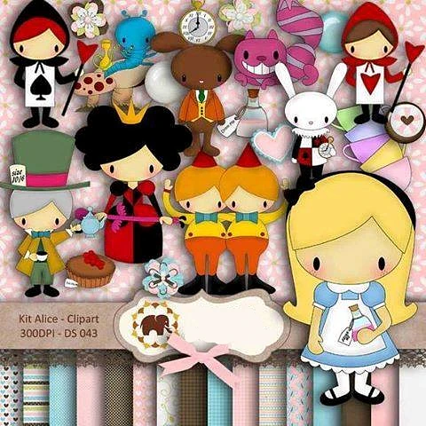 Kit Digital Alice no País das Maravilhas