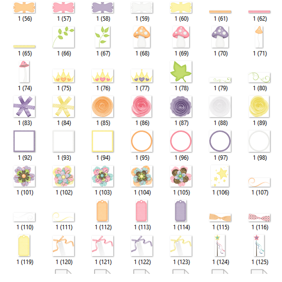 Kit Digital Princesinhas da Disney  3