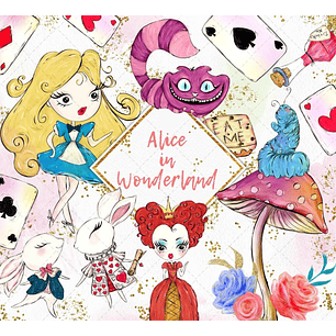 Kit Digital Alice no País das Maravilhas